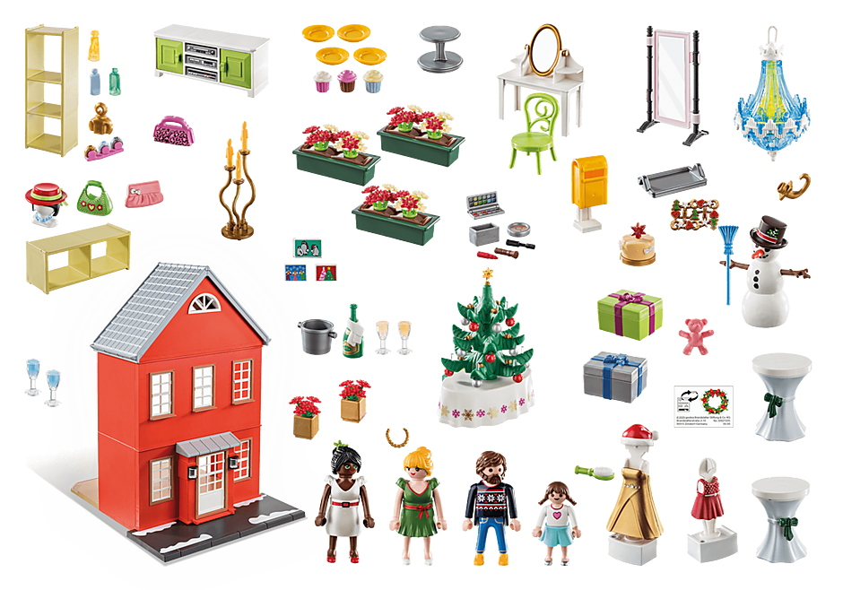 70383 Nagy adventi naptár - "Karácsony a városi házban" detail image 3